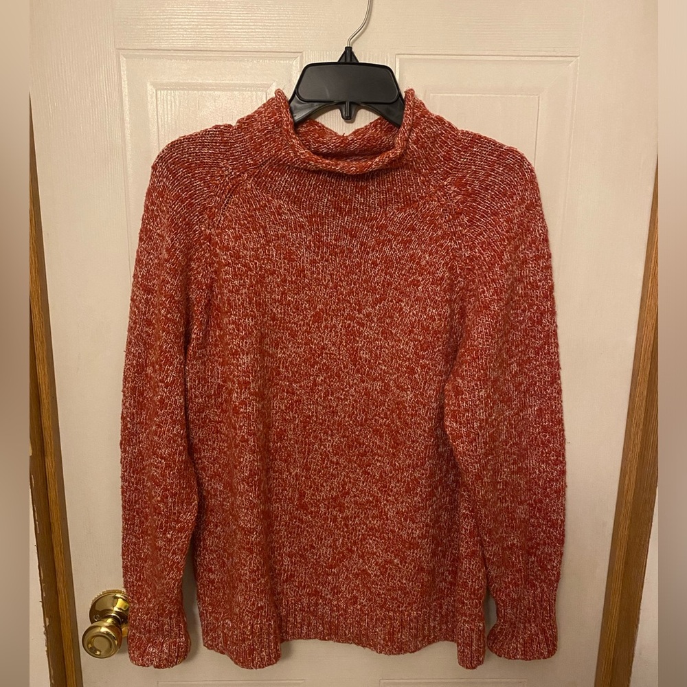 L.L. Bean Women's Rag Cotton Funnelneck Sweater